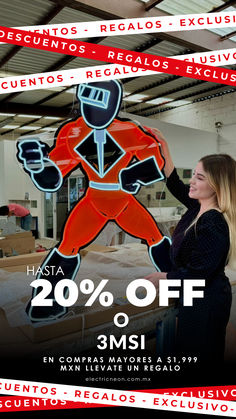 �🤩Decora tus espacios con tu FIGURA FAVORITA 🤩
Cotiza tu frase hasta con 20% de descuento. Los precios más bajos del año ya están aquí. ¡No te lo pierdas!⚡
📲221578242 / 2225863775
✉️hola@electricneon.com.mx Thing 1