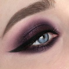 Creature Makeup, Edgy Eye Makeup, Plum Makeup, Fall Eyeshadow, Brunette Makeup, Eye Makeup Pictures, Purple Makeup, Ethereal Makeup, Charm Collection