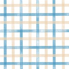 a blue and white checkered pattern with watercolor stains on the paper in different colors