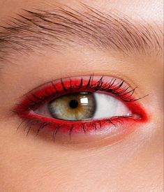 Red Makeup, Dope Makeup, Eye Makeup Art, Makeup Pictures, Editorial Makeup, Makeup Goals, Makeup Eyeliner, Creative Makeup