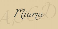 miama calligraphy font Cursive Writing Fonts, Comic Book Quotes, Handwritten Alphabet, Fonts Handwriting Alphabet, Font Guide, Alphabet Style