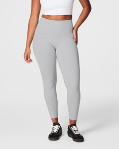 Our most-loved Booty Boost® leggings, now with super-discreet drop-in pockets. Designed with our signature performance fabric with targeted shaping and a contoured waistband, this flattering style is engineered to give you the best rear view. | Spanx Women's SPANXshape Booty Boost Side Pocket Leggings Leggings With Pockets, Pocket Leggings, Performance Fabric, Side Pocket, Workout Leggings, Rear View, Leggings, Clothes For Women, Fabric