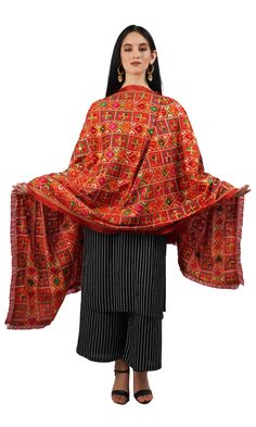 Heavy handwork Phulkari Dupatta for women | Phulkari also called Indian Dupatta | Used as Dupatta Scarf, Stole | Indian Traditional Wear Phulkari is traditional artwork of Embroidery indigenous to Punjab region of India. Punjabi women traditionally created it with hand over many days to gift/wear on occasions. This heritage of Punjab is preserved in our Phulkari Dupatta. Hope you have a glimpse of this rich heritage through our Dupattas. Our feather-soft threads have the lustre that will add a distinct sparkle to your look. Be it your traditional outfit or a modern ensemble, a phulkari dupatta can never go wrong in adding its appeal to your elegance. These timeless pieces will always stay as your prized possessions. Heavy Phulkari Dupatta for Women with Full Hand Work All Over It  Premium Traditional Red Dupatta With Mirror Work, Red Art Silk Dupatta With Mirror Work, Multicolor Embroidered Fabric With Dupatta, Traditional Multicolor Chikankari Dupatta, Festival Art Silk Dupatta With Motifs, Traditional Chanderi Dupatta With Motifs, Red Traditional Embroidered Fabric With Mirror Work, Traditional Red Embroidered Fabric With Mirror Work, Traditional Chikankari Embroidery Dupatta For Navratri