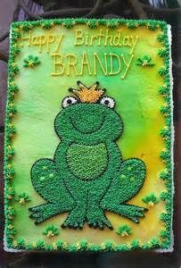 a birthday card with a frog wearing a crown