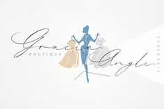 an image of a woman in a dress with the words grace boutique charlotte on it