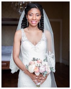 35 Wedding Styles for Natural Hair 👰🏿 | Unruly Wavy Extensions, Hair Clasp, Braided Cornrow Hairstyles