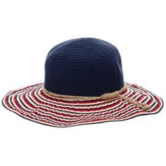 Americana Shapeable Ribbon Crusher Floppy Hat - Boardwalk Style Floppy Hat Boardwalk Style Hats DA1715 Navy OS Navy Casual Bucket Hat For Beach, Navy Casual Bucket Hat For The Beach, Casual Navy Bucket Hat For Beach, Navy Brimmed Casual Sun Hat, Casual Navy Brimmed Sun Hat, Adjustable Striped Brimmed Straw Hat, Adjustable Striped Straw Hat With Curved Brim, Navy Bucket Hat For Beach In Summer, Navy Bucket Hat For Summer Beach