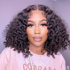 West Kiss Hair Curly Human Hair Wigs Kinky Curly Short Lace Front Wigs With Baby Hair Black Cheap Bob Lace Front Wigs For African American Women Kręcony Bob, Short Wigs