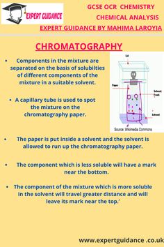 a poster with text describing the different types of chemicals and how they are used to make them