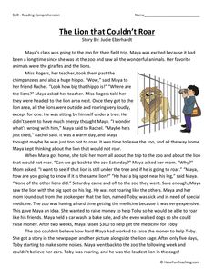 the lion that couldn't roar is shown in this page from an adult book