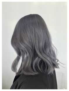 Hair Color Ash Grey, Hair Color Ash, Ash Gray Hair Color, Ash Grey Hair, Charcoal Hair, Dark Grey Hair, Ashy Hair, Grey Hair Dye, Ash Hair