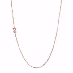 The original asymmetrical letter necklace has been a brand favorite since it’s launch in 2008. It has been spotted on Meghan Markle, Mila Kunis and now you! This necklace is handmade in Los Angeles from high quality 14k gold. Each ¼" letter is soldered onto a very delicate chain and designed to sit on the collar bone. If you plan on growing your family don’t fret! You can always add on to your necklace in the future. Please allow 3-4 weeks for processing. LOOKING TO ADD MORE CHARACTERS? CLICK HE Number Necklace, Collar Bone, White Gold Chains, Mila Kunis, Delicate Chain, Letter Necklace, Gold Charm, Meghan Markle, A Necklace