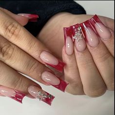 Brand New Handmade Comes With Instructions And Pro Nail Tips For Long Lasting Nails And Recommendations From Me :) ***All Orders Are Made To Order So Please Allow 7-10 Days Before Shipping*** Nails Gems, Fake Nails Long, Hari Valentine, Coffin Press On Nails, Y2k Nails, Unique Acrylic Nails, Fake Nail, Star Nails, Stick On Nails