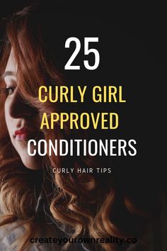 If you're searching for a new curly girl approved gel, Create Your Own Reality can help! This list has over 25+ curly girl approved conditioners so you can rock your naturally curly hair! Click through to see all of these curly girl approved products! Shea Moisture Conditioner, Conditioner Curly Hair, Raw Shea Butter