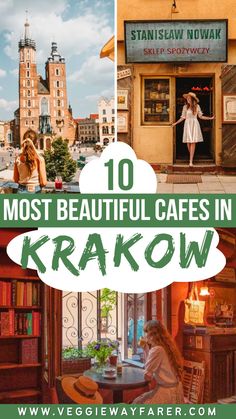 From pink-walled caves serving an endless breakfast menu to tucked-away student cafes with unbeatable views. Cafes in Krakow come in all shapes and sizes. #Krakow #Poland #Cafes #Europe