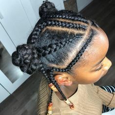 Lil Girl Hairstyles, Kid Braid Styles, Toddler Hairstyles Girl, Natural Hairstyles For Kids, Pelo Afro, Girls Hairstyles Braids