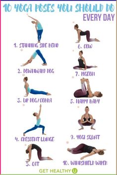 yoga poses you should do every day to get healthy and fit in less than 5 minutes