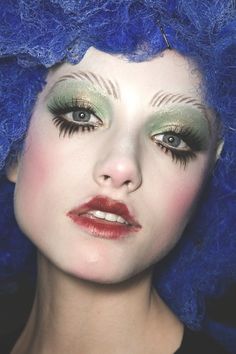 Avant Garde Makeup, Runway Makeup, Pat Mcgrath, Foto Art, Fantasy Makeup, Costume Makeup, John Galliano