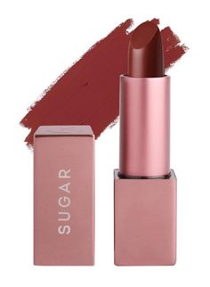 Mettle Matte Lipstick | SUGAR Cosmetics Soft Summer Makeup, Sugar Cosmetics, Matte Lipstick Shades, Cosmetic Company, Cool Gifts For Teens, Sugar Shack, Pinterest Makeup, Matte Lip Color, Lips Shades