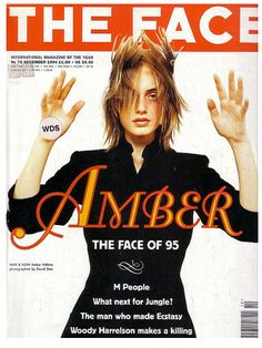 the face magazine cover features an image of a woman with her hands in the air