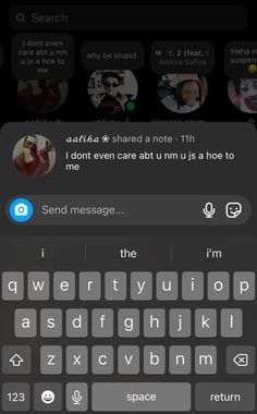 the text message is being displayed on an iphone's keyboard, and it appears to be in conversation with someone else