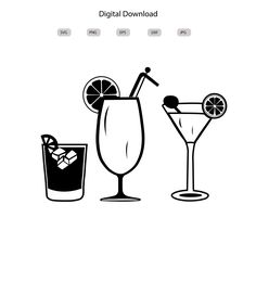 an image of cocktails on the webpage