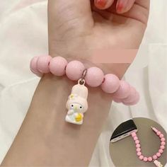 Style: iPhone Data Line, Color: Pink Choco Girl, Bracelet Charger, Sanrio Phone, Wired Bracelet, My Melody Cinnamoroll, Station Bracelet, Melody Cinnamoroll, Wrist Bracelet, Hello Kitty My Melody