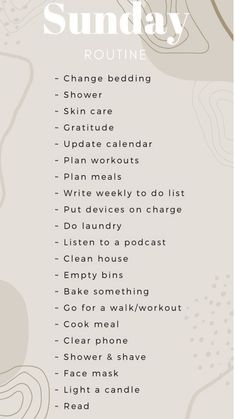 Digital Planner Ideas, Sunday Routine, Working On Me, Healthy Morning Routine, Self Care Bullet Journal, Organized Life, Lifestyle Habits, Daily Routines, Clean Room