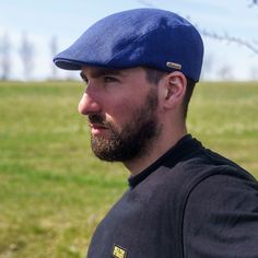 A super lightweight and airy 100% linen flat cap. Natural linen fabric gives an excellent comfort and breathability. Cap has no lining. Sweatband is made of cotton. Sewn down shape memory visor. Linen fabric is a great choice for a warm summer. Cap gives a good protection from sun, doesn't heat up and still it remains elegant and comfy. Please note we also offer other linen and cotton summer caps. CZX-LAN-L50 Linen Flat Cap For Summer, Summer Linen Flat Cap, Blue Lightweight Casual Hat, Adjustable Casual Linen Hats, Casual Linen Spring Hat, Casual Lightweight Blue Hat, Casual Light Blue Hat, Fiddler Cap, Light Beach