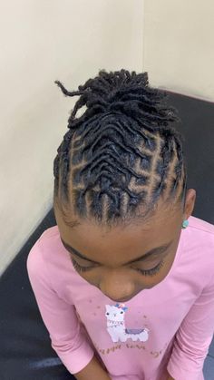 Stater Locs Hairstyles, Kids Dreadlocks Styles, Short Dreadlock Styles For Women, Short Locs Hairstyles For Women Dreadlock Styles, Dreadlock Styles For Women Black Locs Dreads, Loc Hairstyles For Kids, Kid Loc Styles, Beginner Loc Styles For Women, Kids Loc Styles