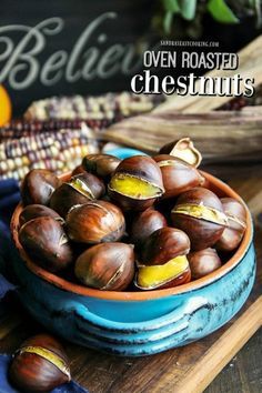 Oven Roasted Chestnuts Recipe - Sandra's Easy Cooking Snack Recipes Roasted Chestnuts Oven, Roasted Chestnuts Recipes, Chestnut Recipes, Potato Chip Recipes, Recipes Authentic, Fall Recipes Healthy, How To Roast, Pumpkin Banana, Roasted Chestnuts