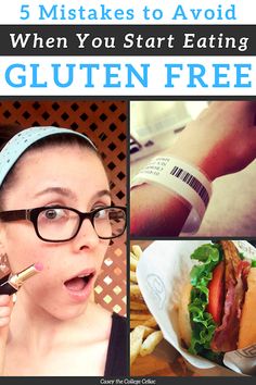 Began eating #glutenfree & now feel worse? Or just wonder what to expect? Here are 5 mistakes to avoid when starting a #glutenfreediet! #celiac Naturally Gluten Free Foods, Nutritional Deficiencies, Gluten Free Eating, Gut Healing