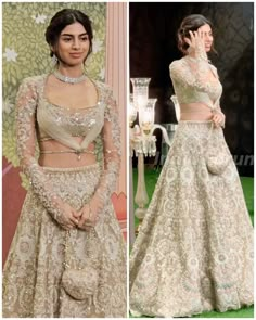 Luxury Pearl Embroidery Choli For Wedding, Cream Choli With Pearl Embroidery For Reception, Bollywood Style Georgette Choli With Pearl Embroidery, Bollywood Choli With Pearl Embroidery For Reception, Bollywood Pearl Embroidered Choli For Reception, Bridal Suits Punjabi, Casual Bridal Dress