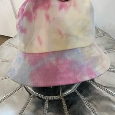 Tag Pictured Just Not Attached Never Worn Trendy Multicolor Bucket Hat For Spring, Multicolor Spring Bucket Hat, Trendy Pink Cotton Sun Hat, Multicolor One Size Bucket Hat For Spring, Spring Multicolor One Size Bucket Hat, Trendy Multicolor Cotton Hats, Casual Multicolor Cotton Sun Hat, Casual Multicolor Bucket Hat For Spring, Multicolor Bucket Hat For Summer