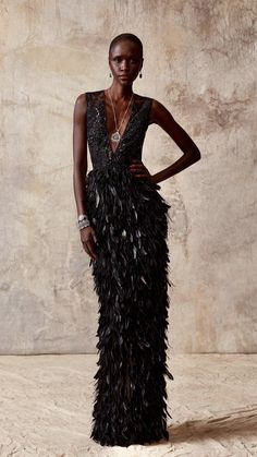 Naeem Khan, Column Gown, Winter 2022, Fall 2022, Fashion Show Collection, Couture Dresses, Couture Fashion, New York Fashion Week, Moda Operandi