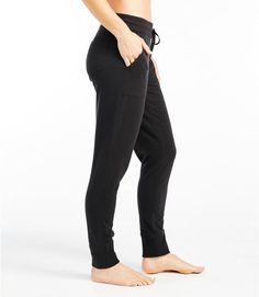 Women's Bean's Cozy Jogger Cozy Joggers For Jogging, Sporty Winter Joggers For Lounging, Comfortable Cozy Fit Sweatpants, Comfortable Cozy Fit Joggers For Lounging, Cozy Joggers With Ribbed Cuffs For Jogging, Cozy Joggers With Ribbed Waistband, Cozy Winter Joggers For Lounging, Cozy Joggers With Elastic Waistband, Winter Joggers With Comfort Waistband For Lounging