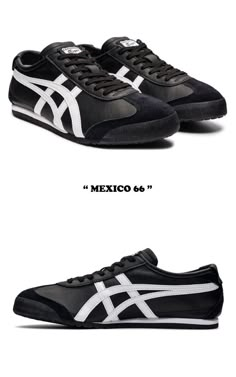 Black Onitsuka Tiger Women Outfit, Onitsuka Tiger Black, Onitsuka Tiger Mexico 66 Black, Black Onitsuka Tiger, Onitsuka Tiger Women Outfit, Onitsuka Tiger Women, Iconic Shoes, Tiger Mexico 66, Onitsuka Tiger Mexico 66