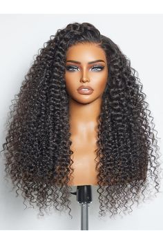 LUVME HAIR 13x4 PreMax Lace Frontal Water Wave Lace Front Wigs Human Hair Glueless Curly Wig For Black Women 100% Human Hair Lace Frontal Natural Black Side Part Curly Wig For Black Women, Wig Colors, Side Hair, Wig For Black Women, Lace Front Wigs Human Hair, Wigs Human Hair, Curly Wig, Side Part, Water Waves