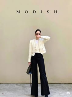 Korean Style Blazer Outfit, Semi Formal Office Outfits, Semi Formal Casual Outfits For Women, Semi Formal Outfits Winter, Korean Outfits Office, Formal Korean Outfits For Women, Semi Formal Outfit Ideas Women, Korean Outfits Formal, Semi Formal Women Outfit