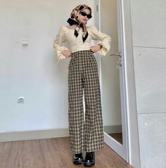 90s Hijab Outfit, Vintage Outfit Hijab, Vintage Hijab Outfit, 90s Hijab, Outfit Vintage Hijab, Hijabi Outfit Ideas, Retro Hijab, Retro Outfits 80s Style, Outfit 90s Style