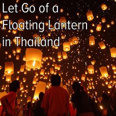 many people are flying lanterns in the sky with lights on them and there is no image here to provide a caption for