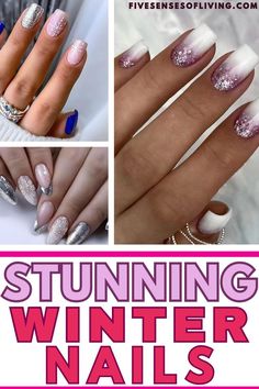 In search of stunning winter nail art inspiration? Click to explore our curated collection of winter nail art designs, perfect for adorning your nails not only during the holiday season but also for Christmas. Dive into a world of winter nails, encompassing winter nail acrylic styles, intricate wintern nail designs, trendy 2023 winter nail color palettes, and more. Don't miss out – click to see all of our favorite long winter nails Emerald Green Nail Polish, Winter Wonderland Nails, Wonderland Nails, Plaid Nail Designs, Holiday Nails Winter, Snowflake Nail Art, Different Nail Designs, Winter Nails Acrylic