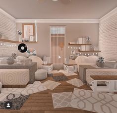 bloxburgplotss on insta<\33 Bloxburg Room Ideas, Tiny House Bedroom, Two Story House Design, House Plans With Pictures, House Decorating Ideas Apartments, Simple Bedroom Design, Tiny House Layout, Diy House Plans, Bloxburg Room