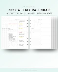 the 2020 weekly calendar is shown in white