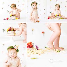 Cake Smash Inspiration, Smash Cake Girl, Baby Cake Smash, 1st Birthday Pictures, 1st Birthday Photoshoot, First Birthday Pictures, First Birthday Decorations, Cake Smash Photos, Birthday Cake Smash