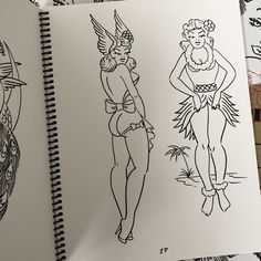 Belzel Books presents Pinup Sketchbook Vol. 1 by Sailor Jerry. Girl on brown cover. Sailor Jerry Pinup, Grandfather Tattoo, Art Tattoo Flash, Books Tattoo, Sims 4 Tattoos, Hip Thigh Tattoos, Cool Tattoo Drawings, Pin Up Poses