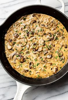 Creamy Mushroom Sauce • Salt & Lavender Creamy Mushroom Sauce For Pasta, Mushroom Cream Sauce For Steak, Mushroom Cream Sauce Pasta, Steak Cream Sauce, Creamy Mushroom Pasta Sauce, Cream Of Mushroom Pasta, Pasta And Potatoes, Steak Toppings, Mushroom Pasta Sauce