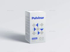 a carton of pulviniar on a white background with the box