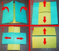 step by step instructions on how to make an origami box