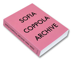 a pink book with the words sofia coppola archive printed on it